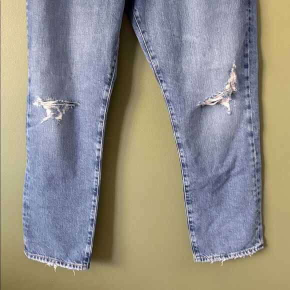 AG Jeans Ex Boyfriend Slouchy Slim Ankle Denim Jeans Sz 32 - Picture 4 of 10